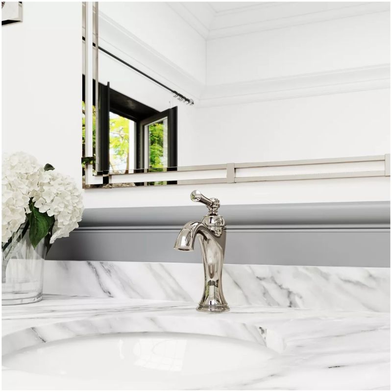 Tisbury Single-Handle Bathroom Faucets In Polished Nickel