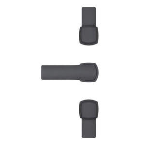 Deckard Widespread Two-Handle Bathroom Faucets In Matte Black