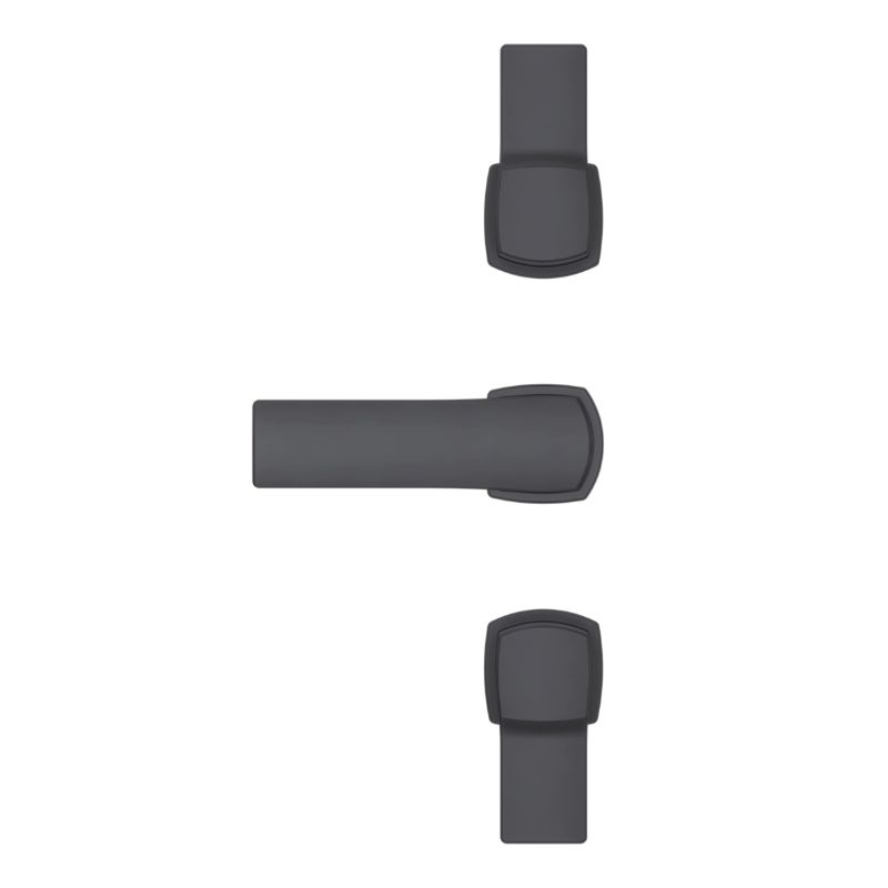 Deckard Widespread Two-Handle Bathroom Faucets In Matte Black