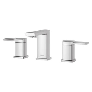 Deckard Widespread Two-Handle Bathroom Faucets In Polished Chrome
