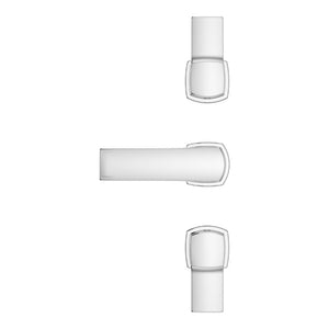 Deckard Widespread Two-Handle Bathroom Faucets In Polished Chrome