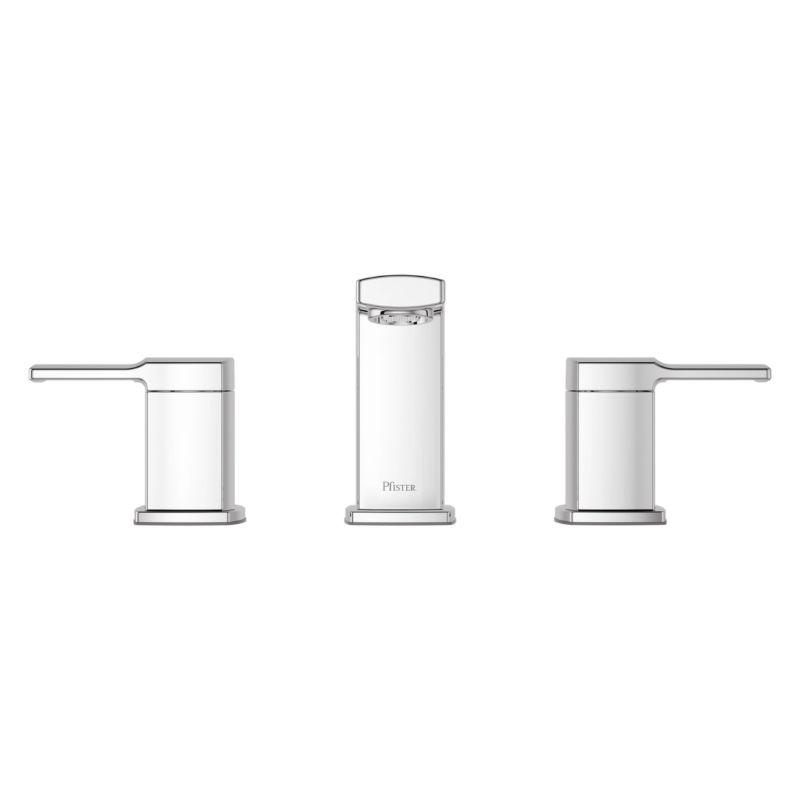 Deckard Widespread Two-Handle Bathroom Faucets In Polished Chrome