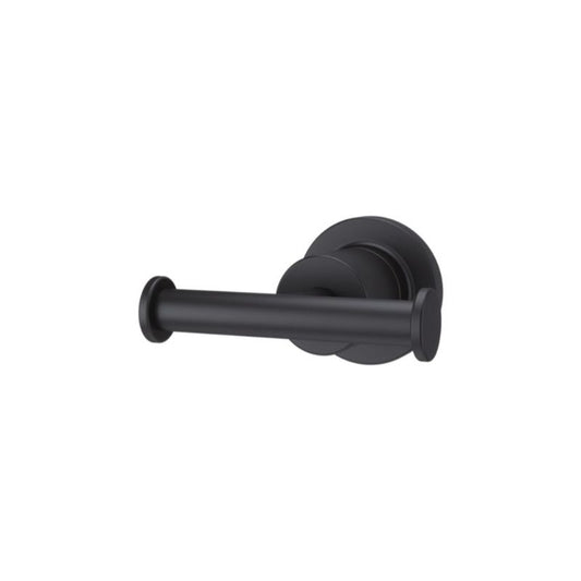 Contempra 3.75" Capped Round-Bar Robe Hook in Matte Black