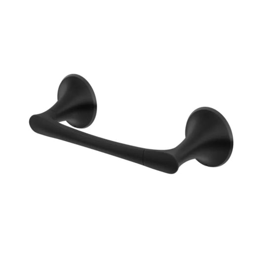 Rhen 9.31" Tapered Flat Toilet Paper Holder in Matte Black