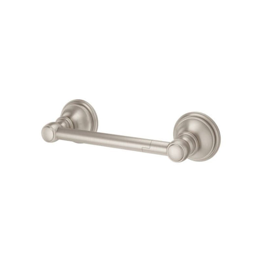 Tisbury 9.47" Round-Bar Toilet Paper Holder in Brushed Nickel