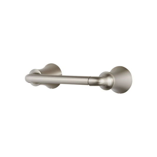 Iyla 9.25" Round-Bar Toilet Paper Holder in Brushed Nickel