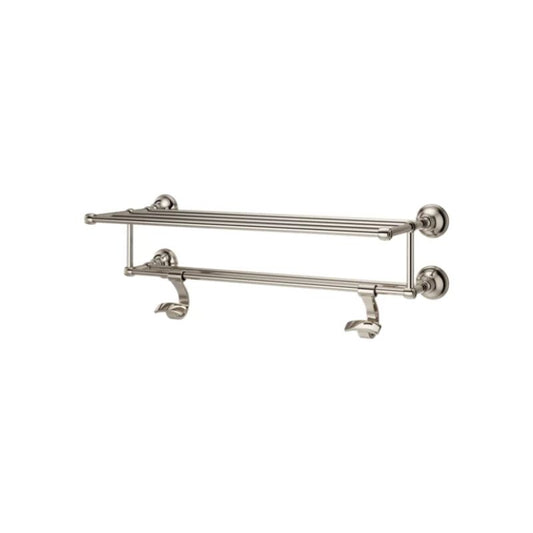 Tisbury 26.59" Round Towel Rack in Polished Nickel