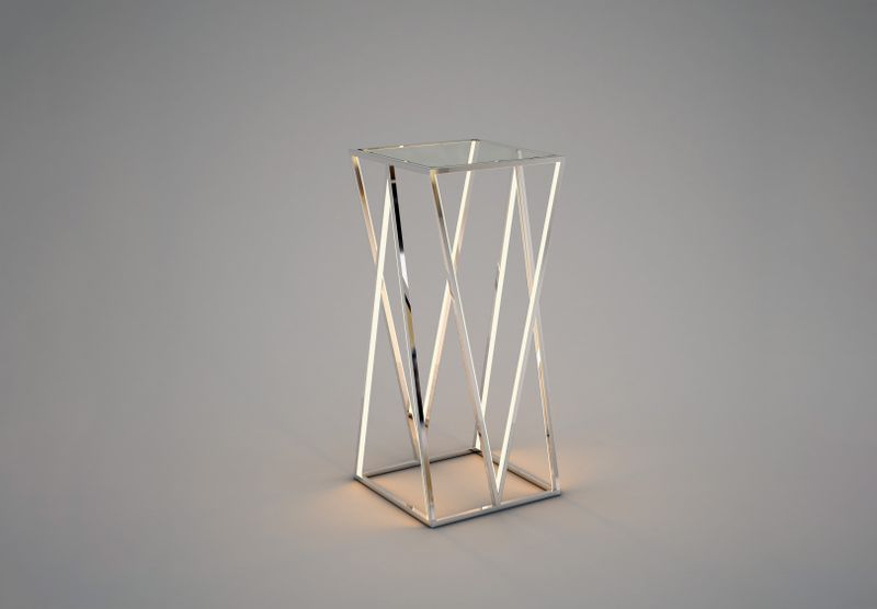 29.5' Tall Victory Decor Item in Polished Chrome