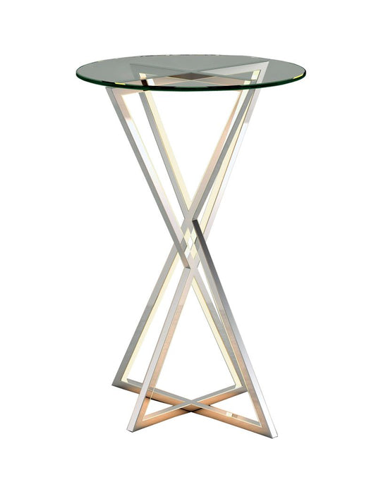 23.5" Tall York Decor Item in Polished Chrome