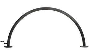 Arc 17.5' Table Lamp in Brushed Black