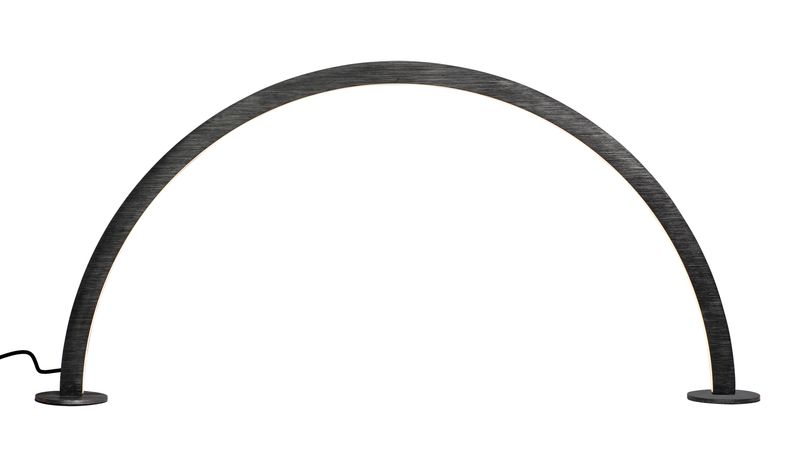 Arc 17.5' Table Lamp in Brushed Black