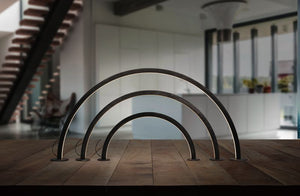 Arc 23' Table Lamp in Brushed Black