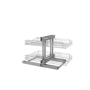 5PSP Series Chrome Blind Corner Optimizer with Soft-Close (32.25' x 20.25' x 21')