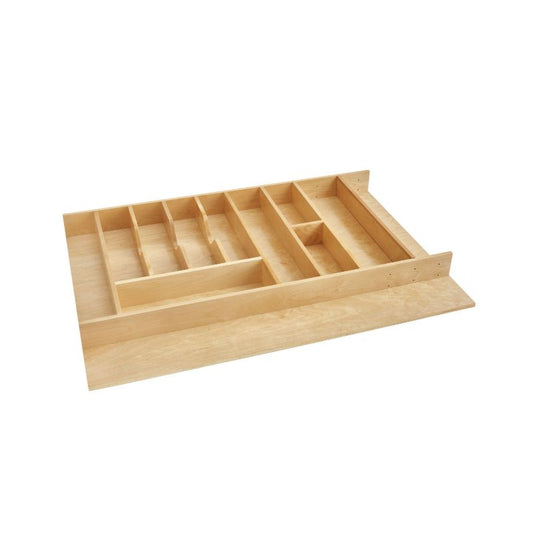 4WUTCT Series Natural Maple Utensil Tray (33.13" x 22" x 2.88")