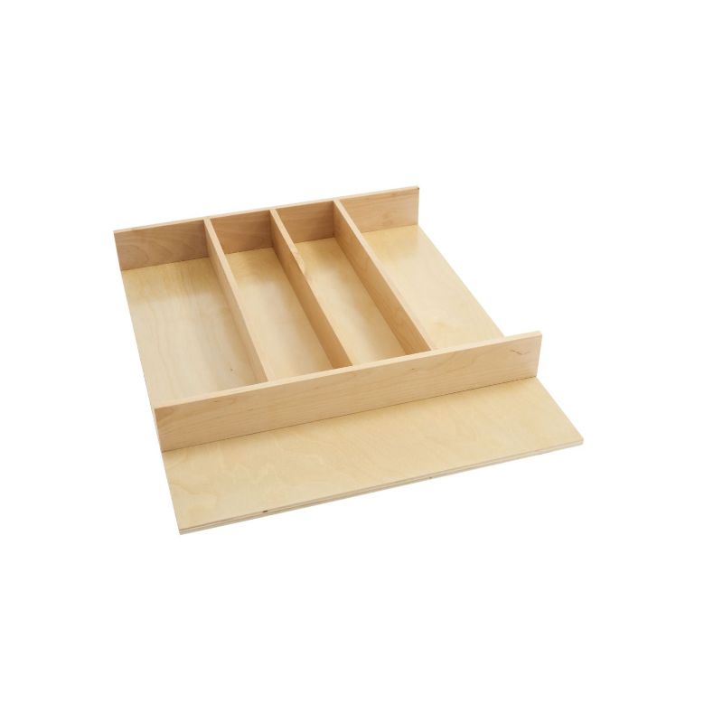 4WUT Series Natural Maple Utensil Tray (18.5' x 22' x 2.88')