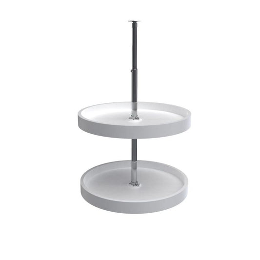 6012 Series White Full Circle Lazy Susan (20" x 20" x 24")