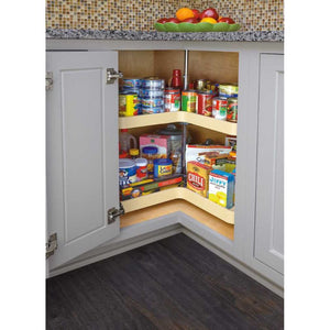 6472 Series White Kidney Lazy Susan (28' x 28' x 26')