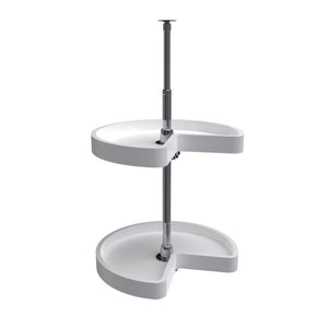 6472 Series White Kidney Lazy Susan (18' x 18' x 26')