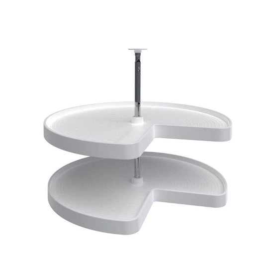 LD Series White Kidney Lazy Susan (32" x 32" x 26")