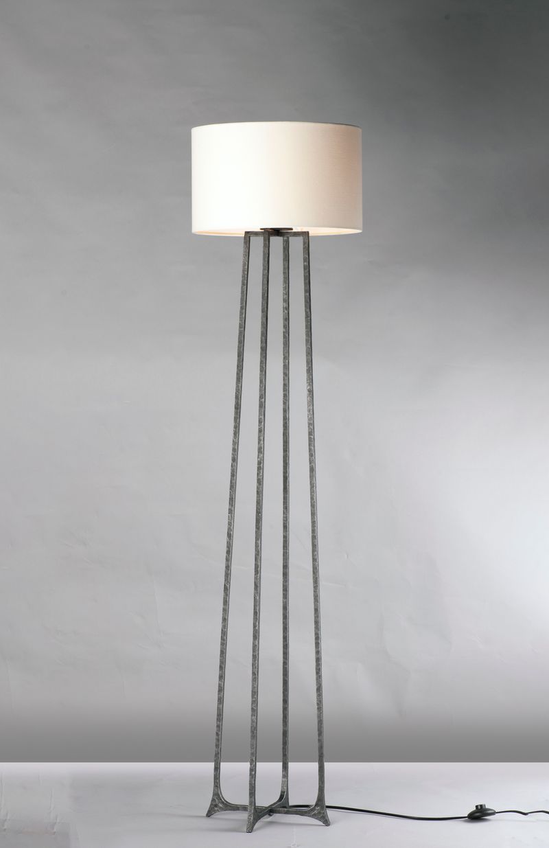Anvil 64' Floor Lamp in Natural Iron