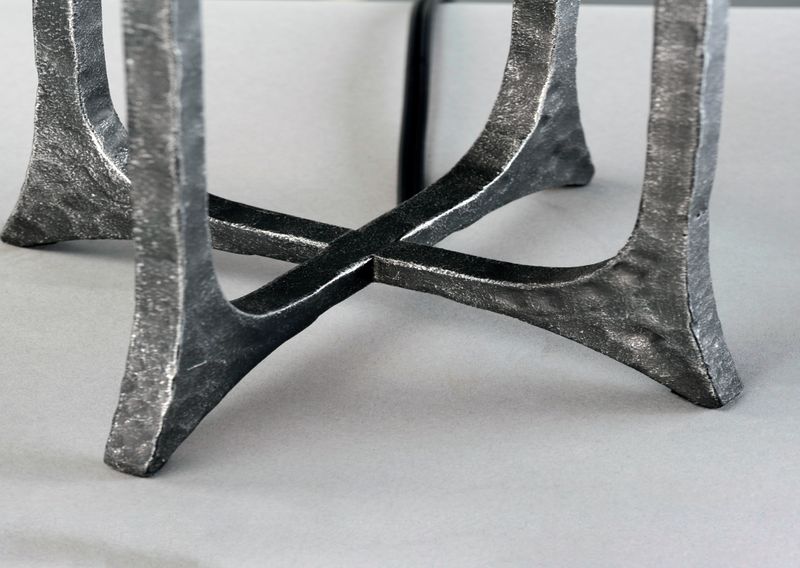 Anvil 64' Floor Lamp in Natural Iron