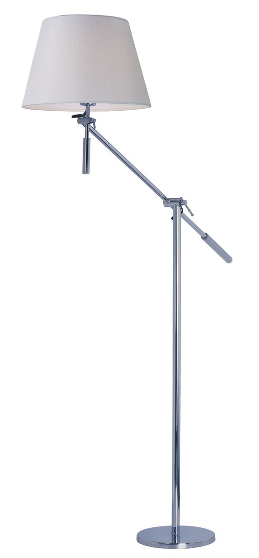 Hotel 14.25" x 48" Floor Lamp in Polished Chrome