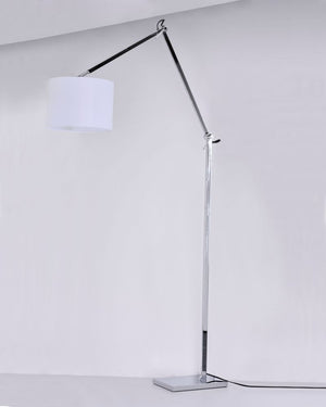 Hotel 11.75' x 48' Floor Lamp in Polished Chrome