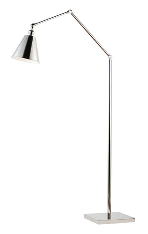 Library 55' Floor Lamp in Polished Nickel