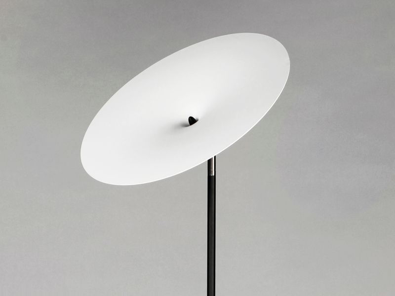 Radar 65' Floor Lamp in White and Black