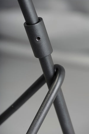 Scan 60.5' Floor Lamp in Black and Satin Brass