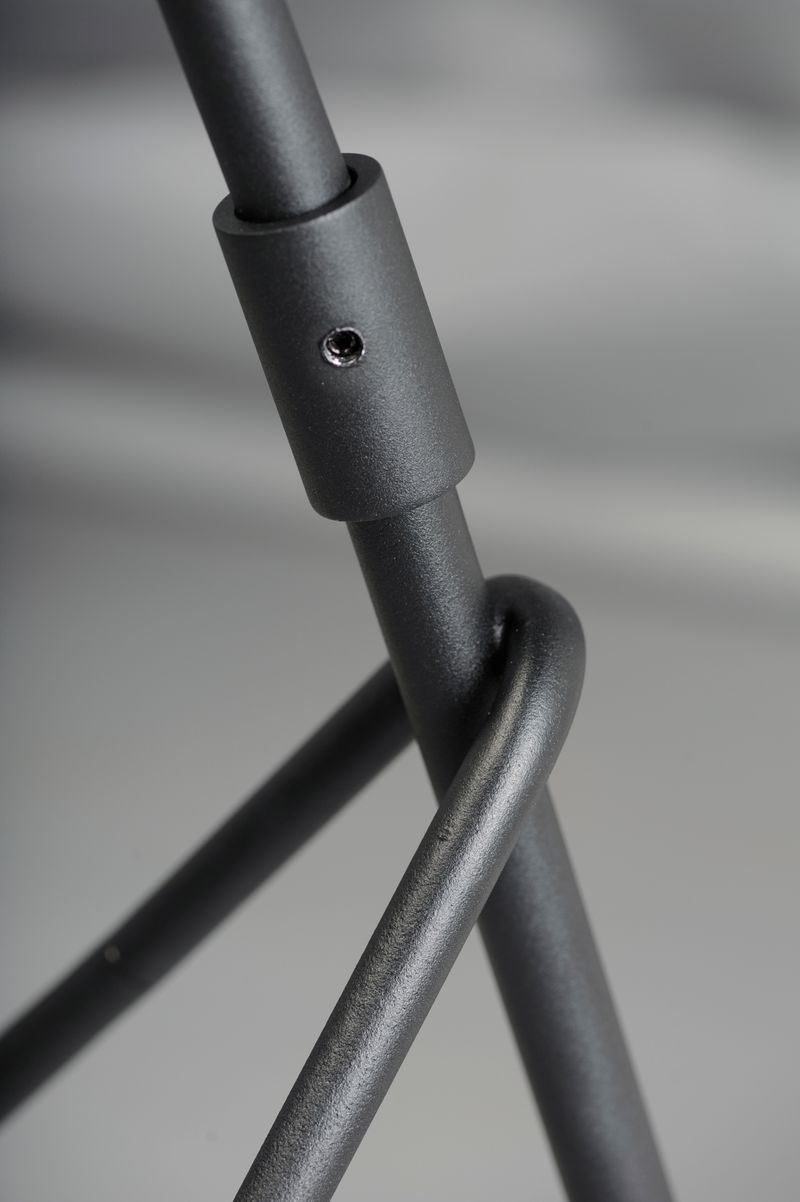 Scan 60.5' Floor Lamp in Black and Satin Brass