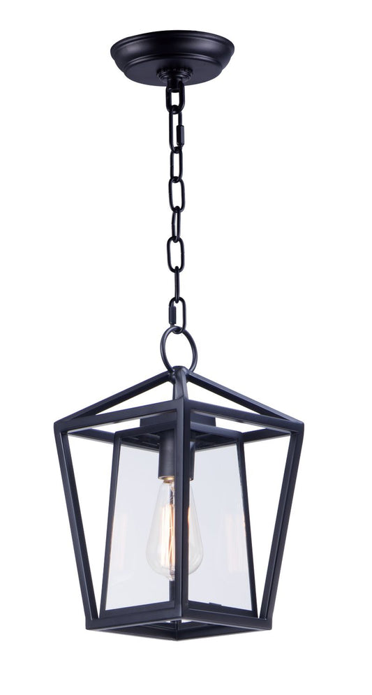 Artisan 13.75" Single Light Outdoor Pendant in Black