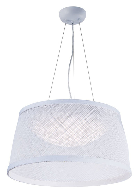 Bahama 12.5" Single Light Pendant in White