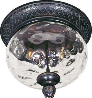 Carriage House VX 9.5' 2 Light Outdoor Flush Mount in Oriental Bronze