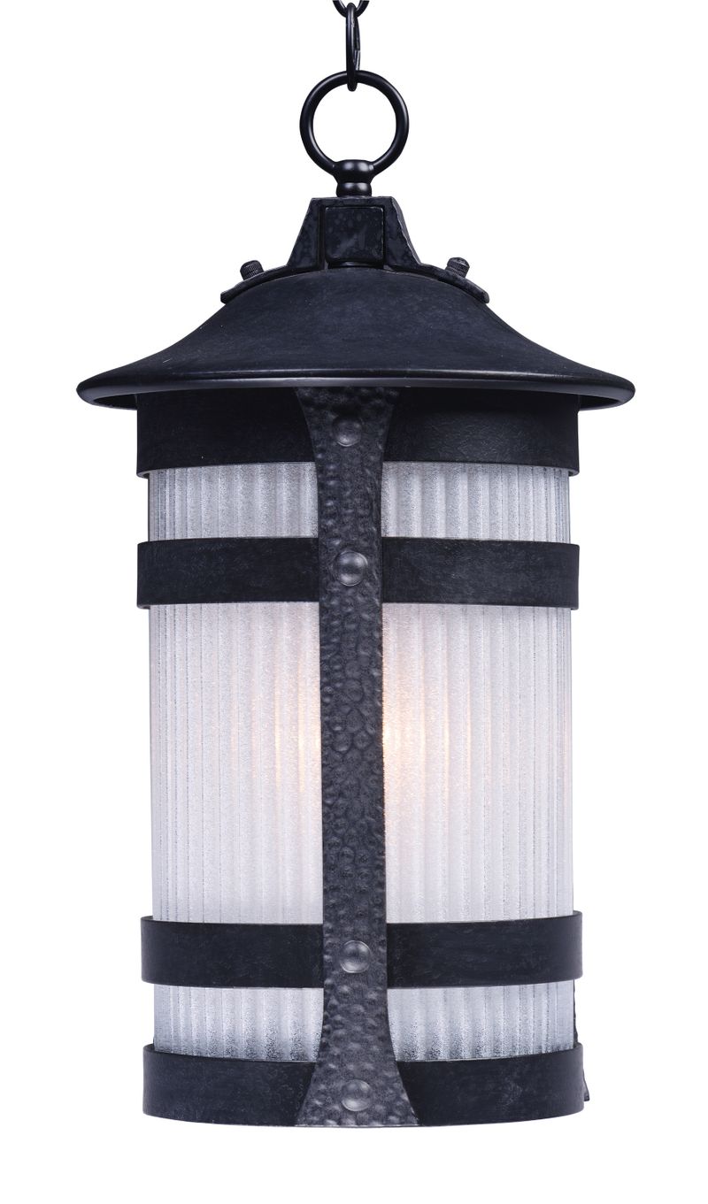 Casa Grande 18.5' Single Light Outdoor Pendant Light in Anthracite