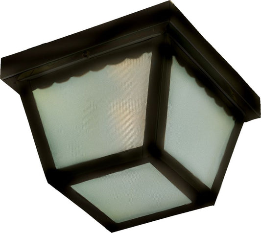 Outdoor Essentials - 620x 5" 2 Light Outdoor Flush Mount in Black