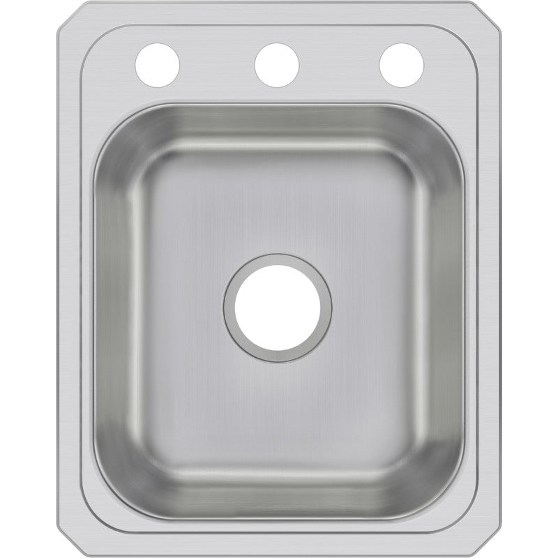 Celebrity 21.25' x 17' x 6.88' Stainless Steel Single-Basin Drop-In Kitchen Sink
