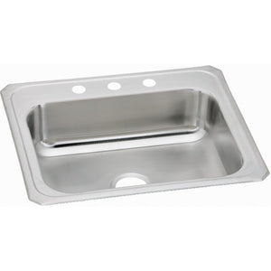 Celebrity 21.25' x 25' x 6.88' Stainless Steel Single-Basin Drop-In Kitchen Sink