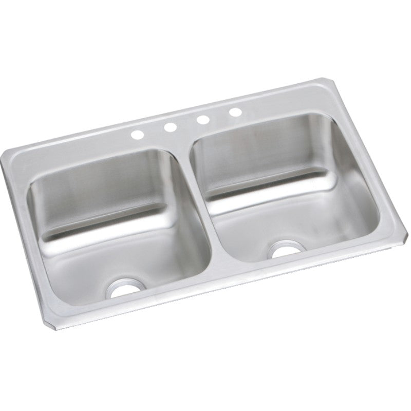 Celebrity 22' x 43' x 6.88' Stainless Steel Double-Basin Drop-In Kitchen Sink