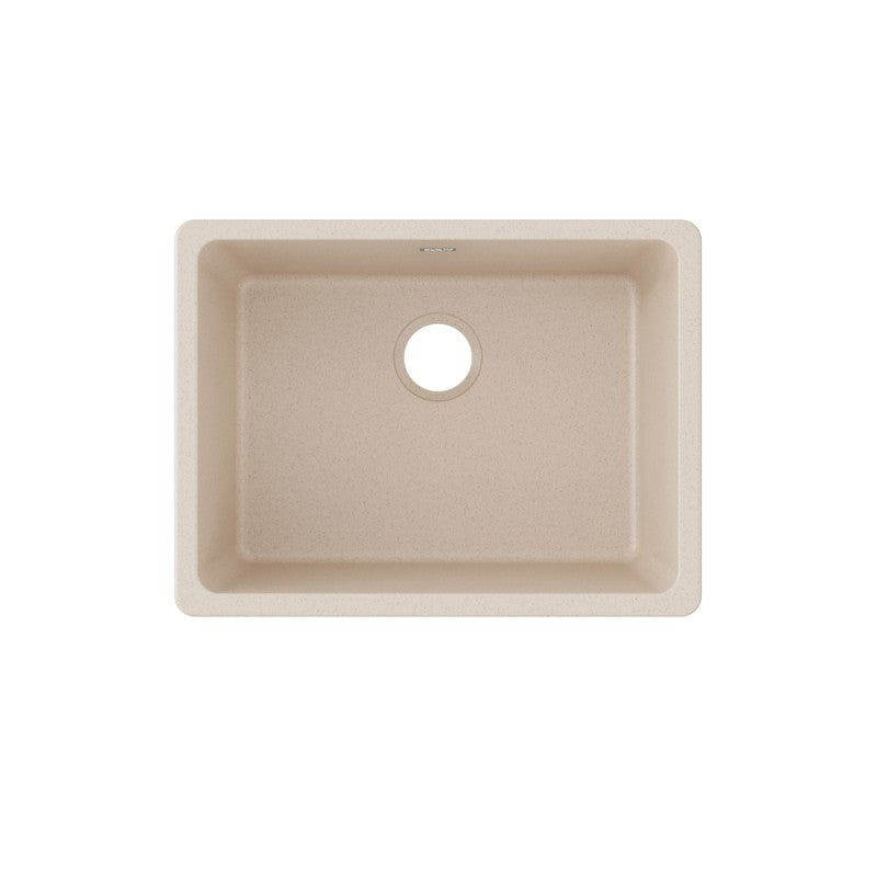 Quartz Classic 18.5' x 24.63' x 9.5' Quartz Single-Basin Undermount Kitchen Sink in Bisque