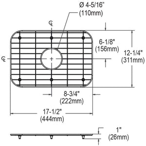Dayton Sink Grid (12.25' x 17.5' x 1')