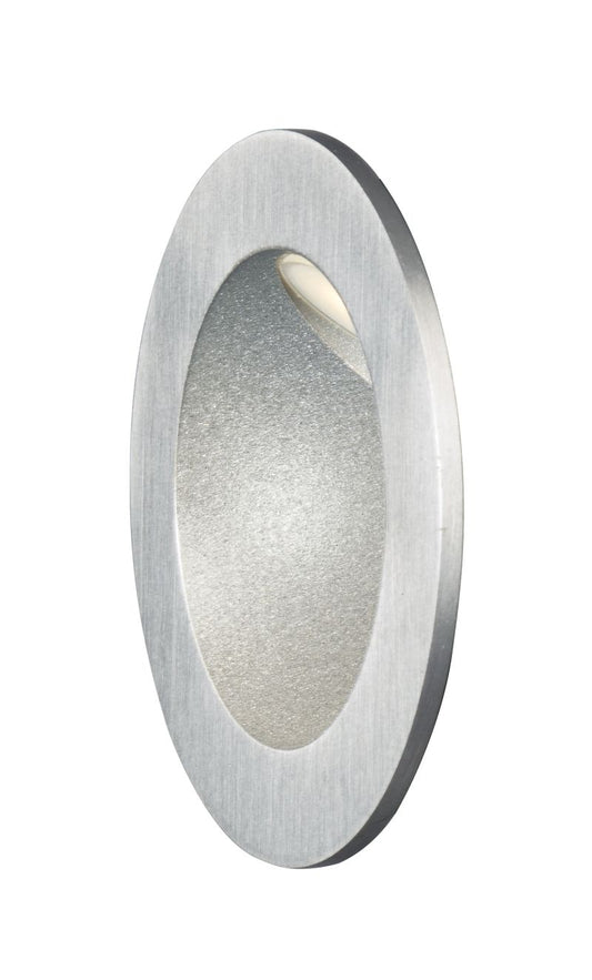Alumilux Pathway 3.25" x 3.25" Round Outdoor Pathway Light in Satin Aluminum