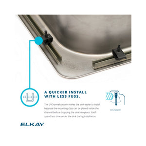 Celebrity 21.25' x 25' x 5.38' Stainless Steel Single-Basin Drop-In Kitchen Sink - Left Drain