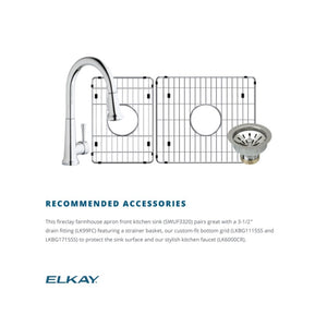 19.94' x 33' x 10.13' Fireclay 40/60 Double-Basin Farmhouse Kitchen Sink in Biscuit