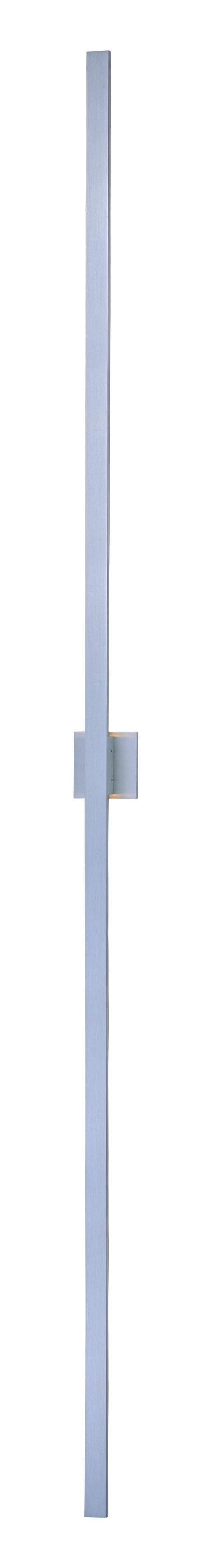 Alumilux Sconce 96" 2 Light Outdoor Wall Mount in Satin Aluminum