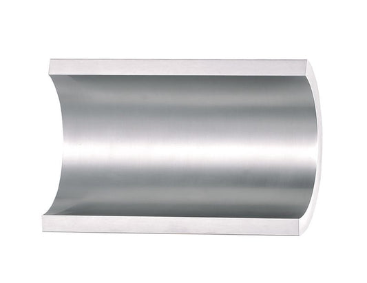 Alumilux Sconce 7.88" 2 Light Outdoor Wall Mount in Satin Aluminum