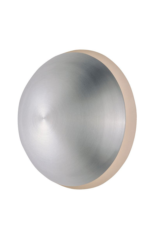 Alumilux Sconce 6.25" Single 8 W Light Outdoor Wall Mount in Satin Aluminum