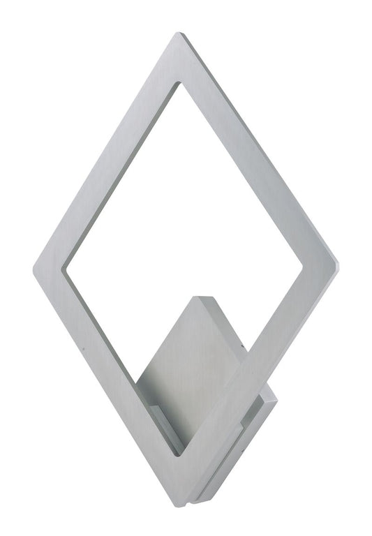 Alumilux Sconce 13.5" Single Light Outdoor Wall Mount in Satin Aluminum