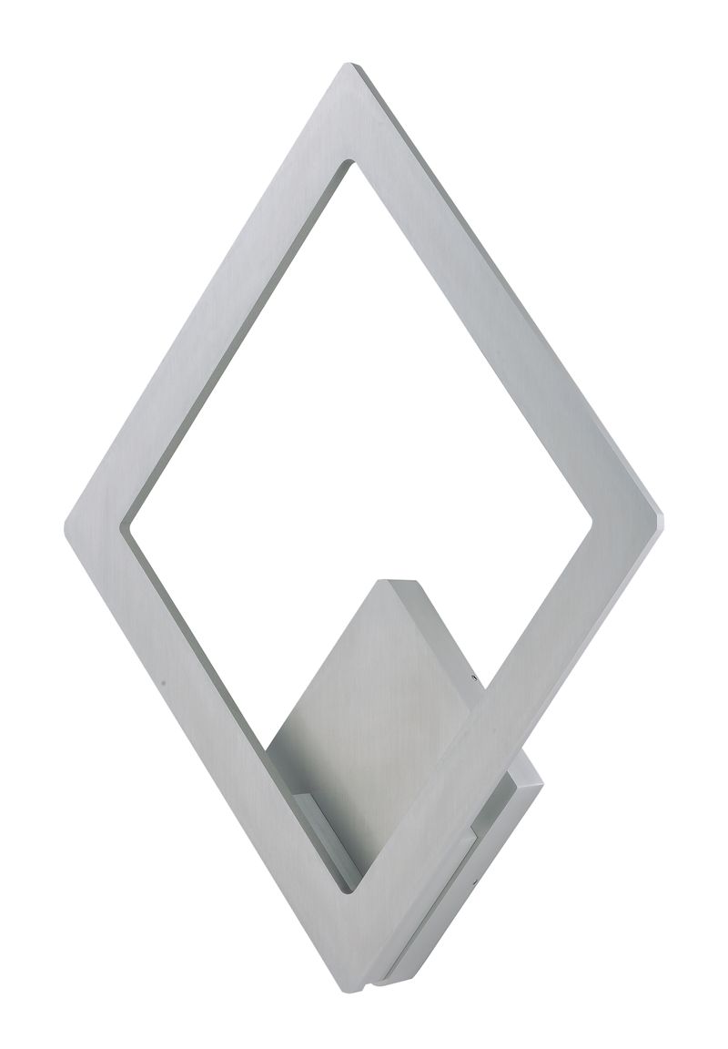 Alumilux Sconce 13.5' Single Light Outdoor Wall Mount in Satin Aluminum