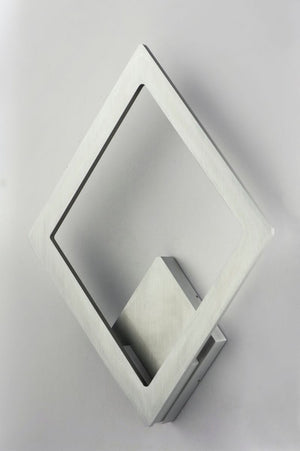 Alumilux Sconce 13.5' Single Light Outdoor Wall Mount Light in Satin Aluminum